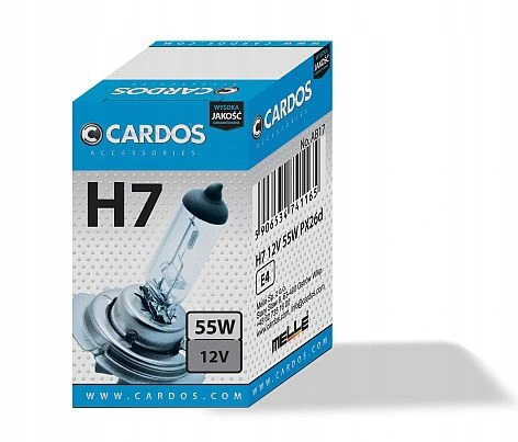 

Żarówka K2 Cardos H7 12V 55W