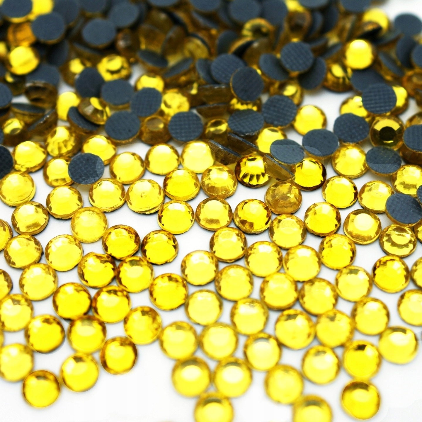 Termo Dżety Cyrkonie Kryształki Żółty 6mm 500szt
