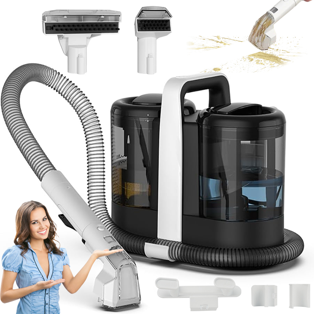 Bezdrátový Vysavač Na Čištění Koberců 3 W 1 600 W, Vysoký Sací Výkon