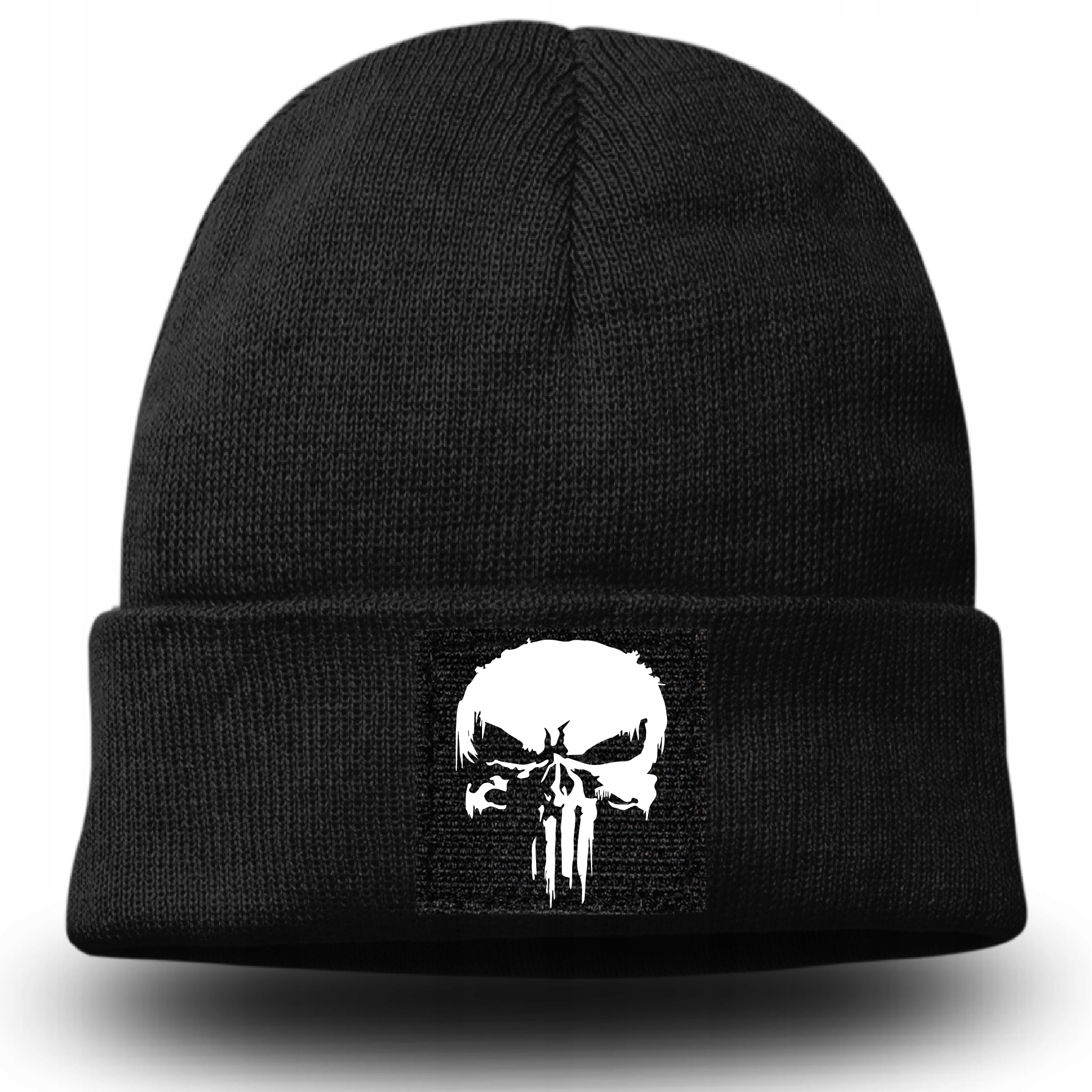 

Czapka Zimowa Punisher Modna Stylowa Czarna Jesień