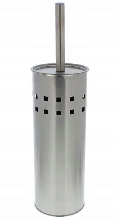 SZCZOTKA DO MYCIA WC TOALETOWA ZE STOJAKIEM SILVER