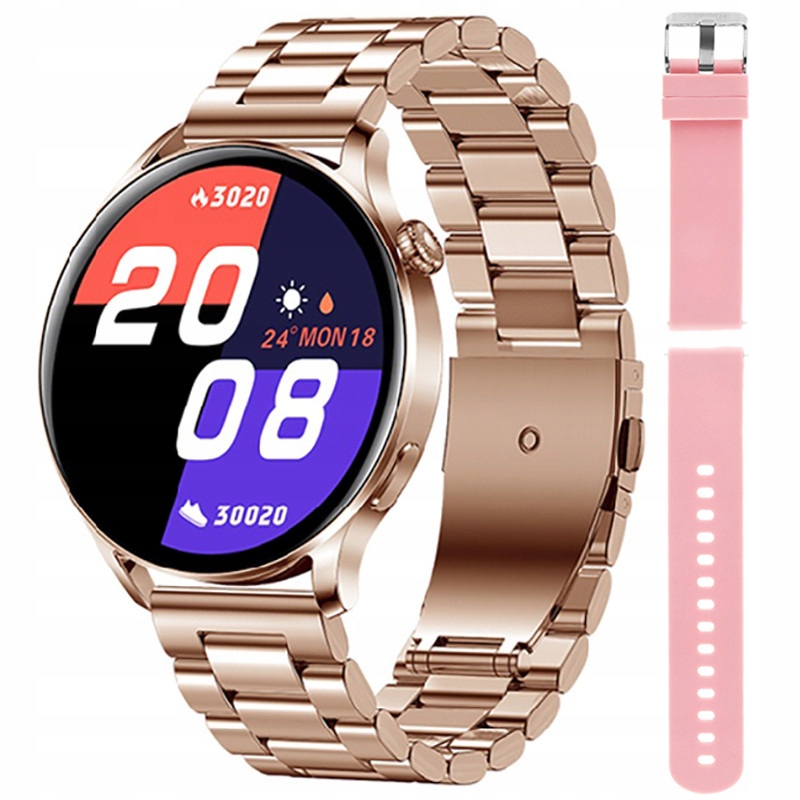 Chytré Hodinky Dámské Hagen HC9.110.1110.539-SET růžové zlato náramek