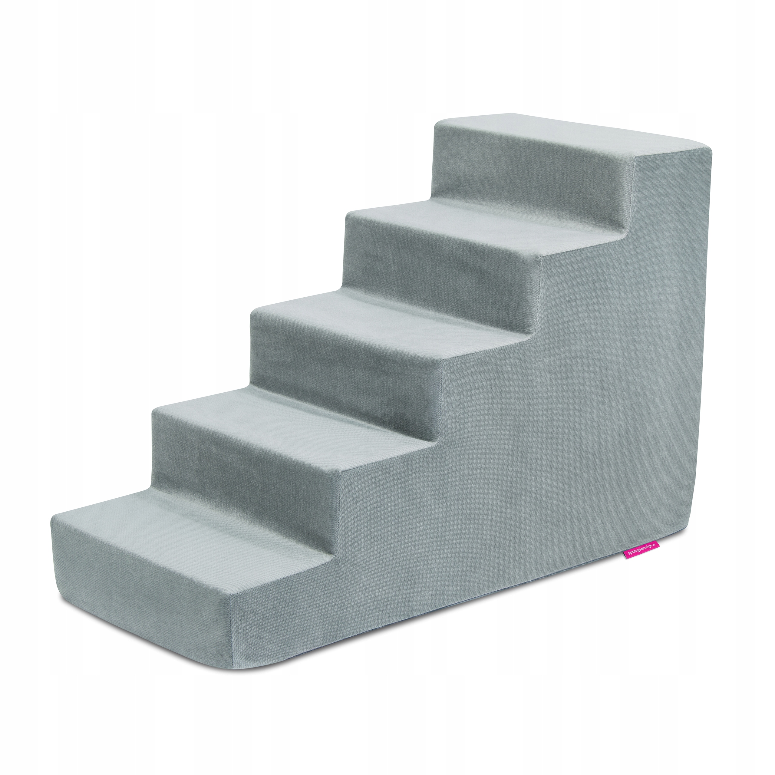 Schodki dla małego pieska lub kotka 5 stopni szare 50cm