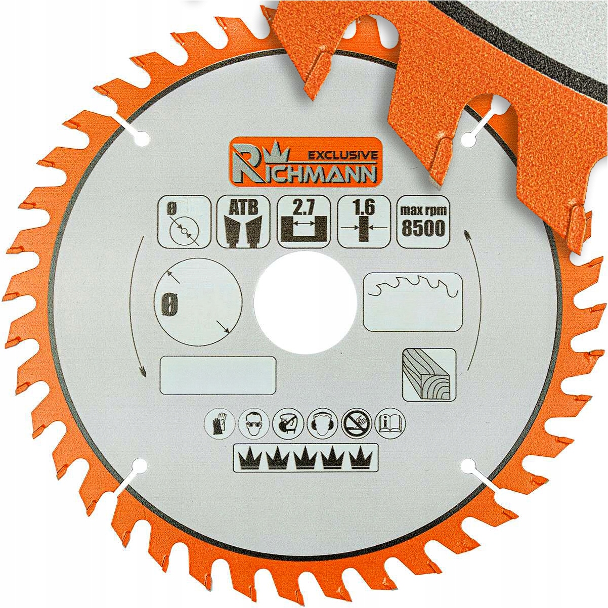 Piła Tarczowa Widiowa Do Drewna Tarcza Tnąca Precyzyjna 350X30 MM 60 Zębów