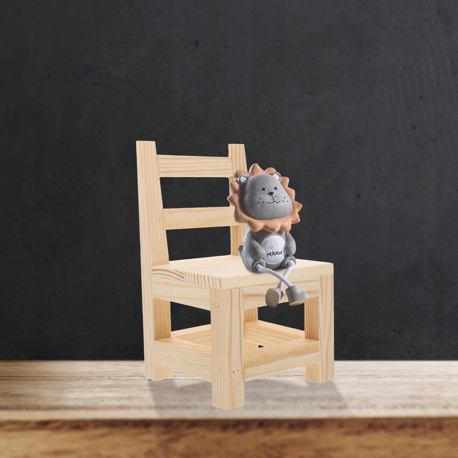 Mini drewniany stołek w stylu retro Kod producenta YF13MFSJD91