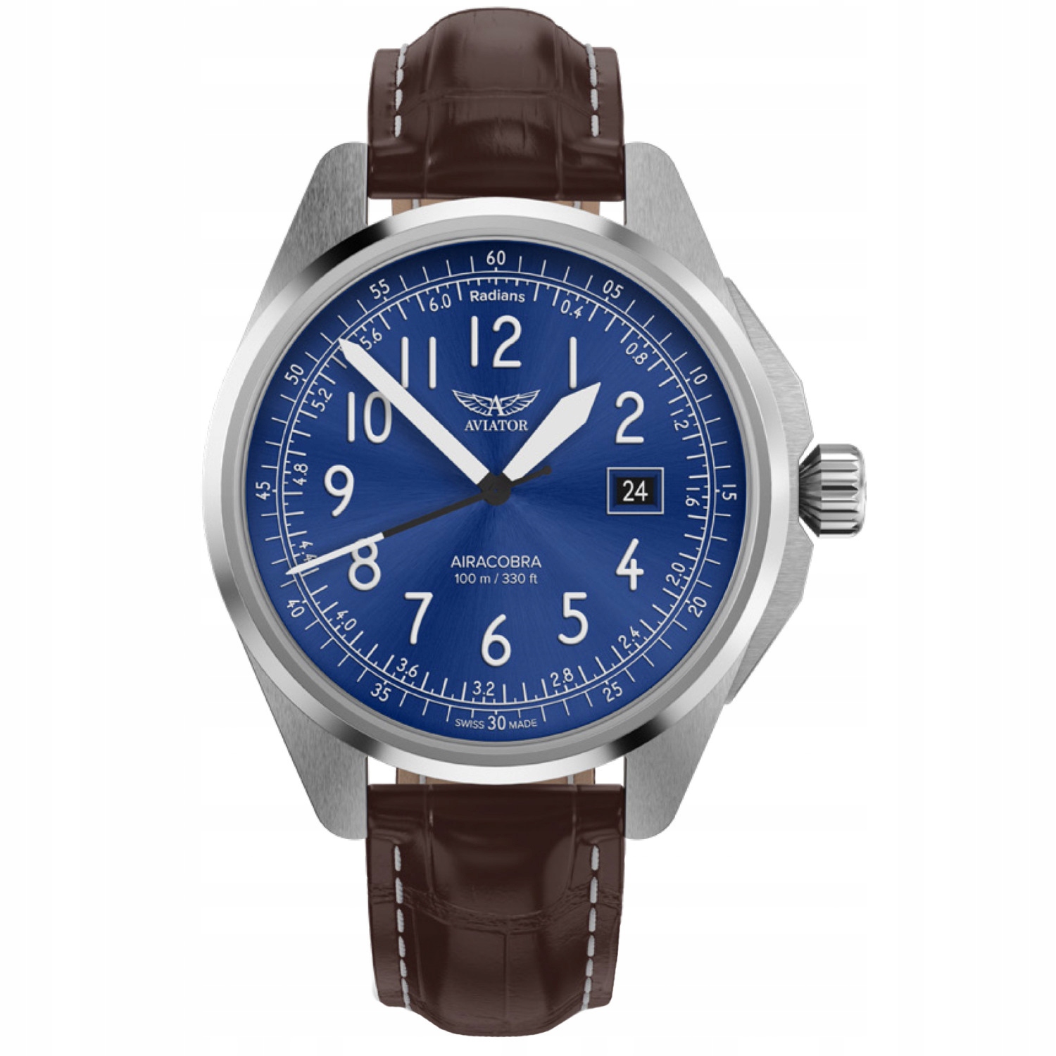Pánské Hodinky Aviator V.1.38.0.325.4 hnědé