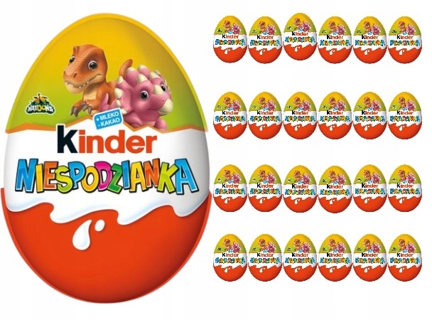 Kinder Jajko Niespodzianka Dinozaury Natoons 20g x 24 szt