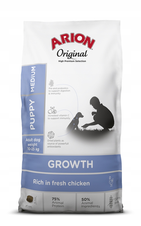 Arion Original Growth Puppy Medium Chicken 12kg