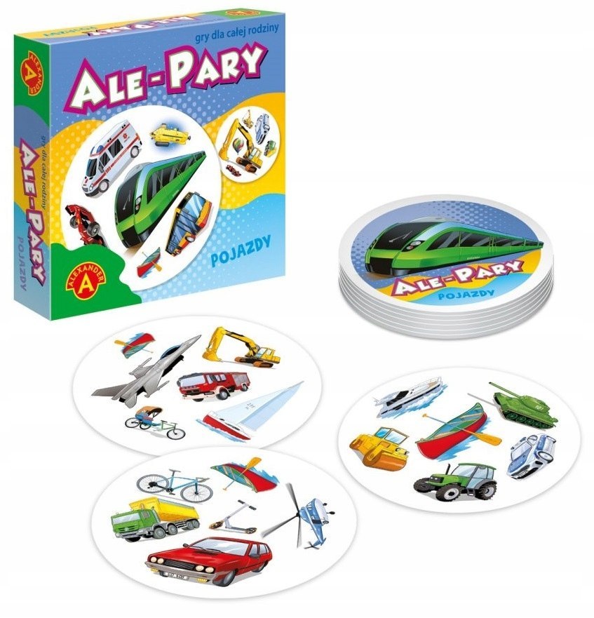 Ale Pary Pojazdy Gra Karciana Alexander Rodzinna EAN (GTIN) 5906018022285