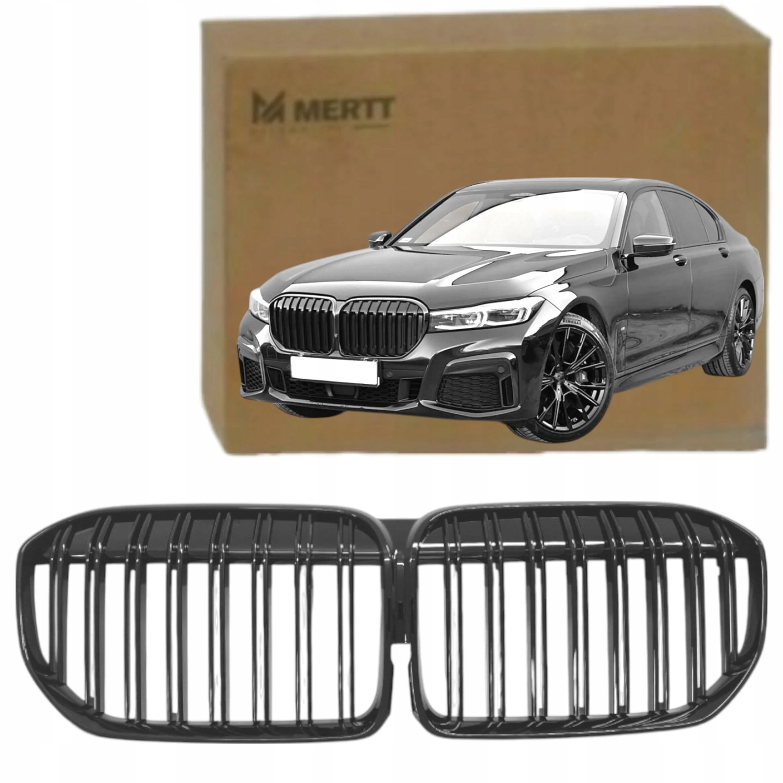 Bmw 7 G11 G12 LCI 2019 atrapa Chladiče nárazníku přední část Ledvinky Gril