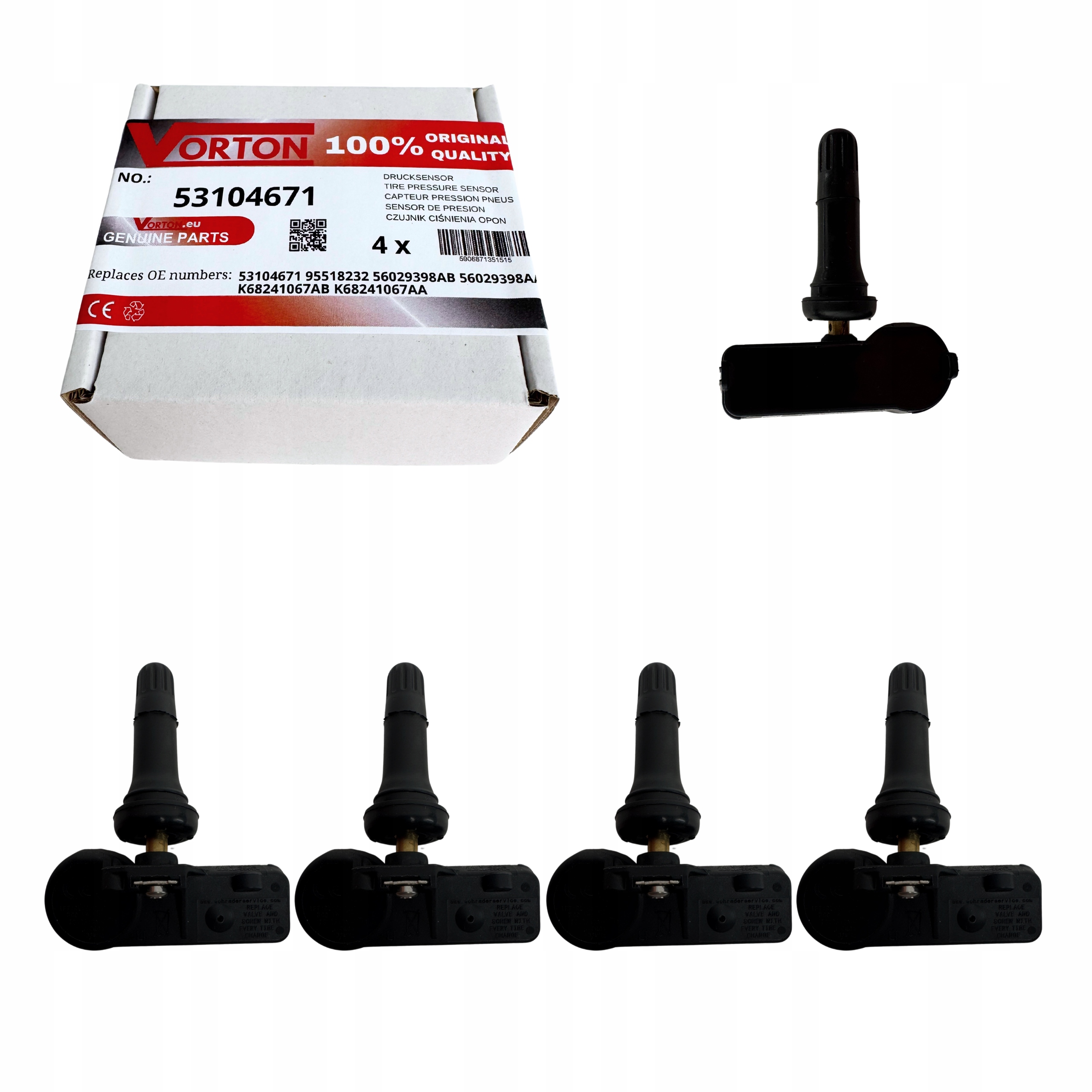 Senzory Tlaku Pneumatík Tpms Dodge Charger Challenger Durango Journey