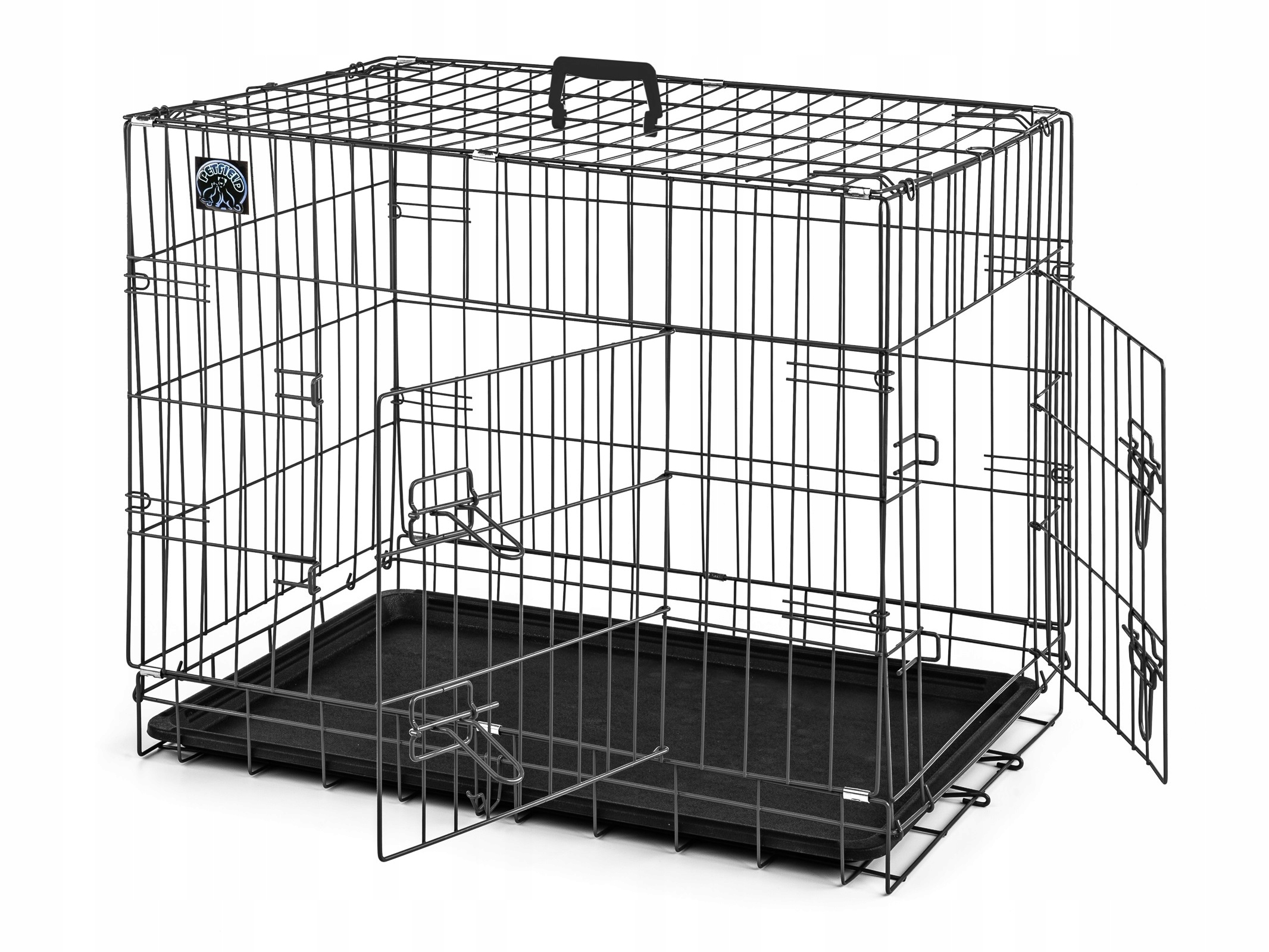 

Duża Metalowa Klatka Kennelowa 106cm XL Wzmocniona