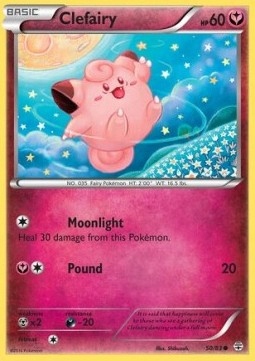Pokemon TCG Fairy - Clefairy (GEN 50)