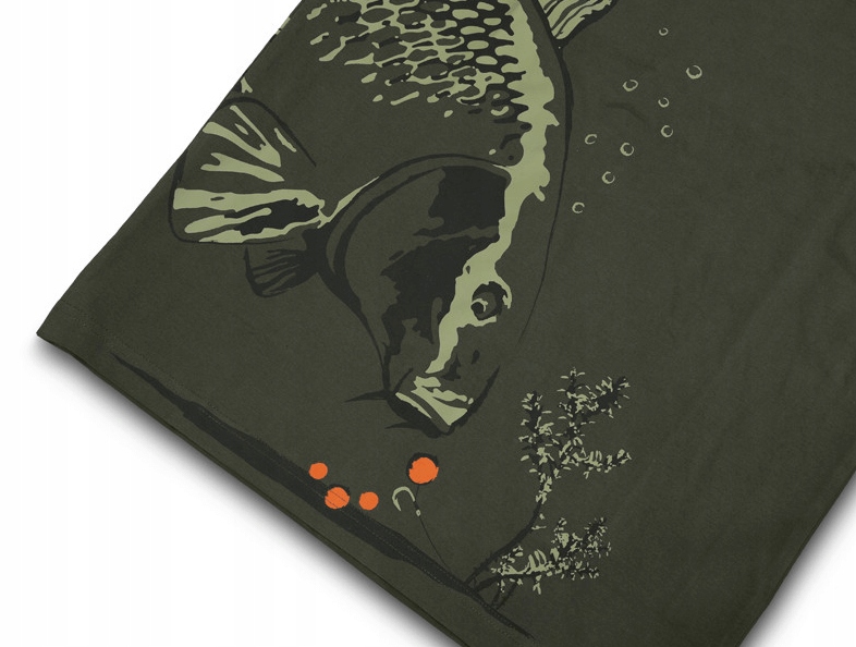 Koszulka wędkarska Delphin Catch Me Carp NX - XXXL Rękaw krótki rękaw