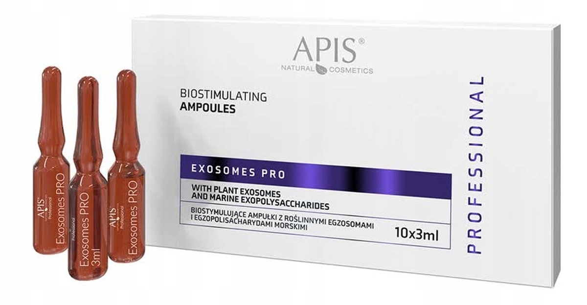 Apis Exosomes Pro Biostimulační ampule s rostlinnými exosomy 10 x 3 ml