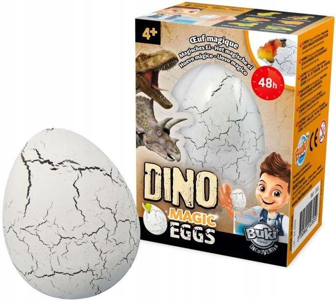 

Nauka i zabawa Magiczne jajko dinozaura Buki 4+