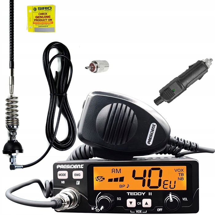 

Cb Radio President Teddy Antena New Delta Off-Road