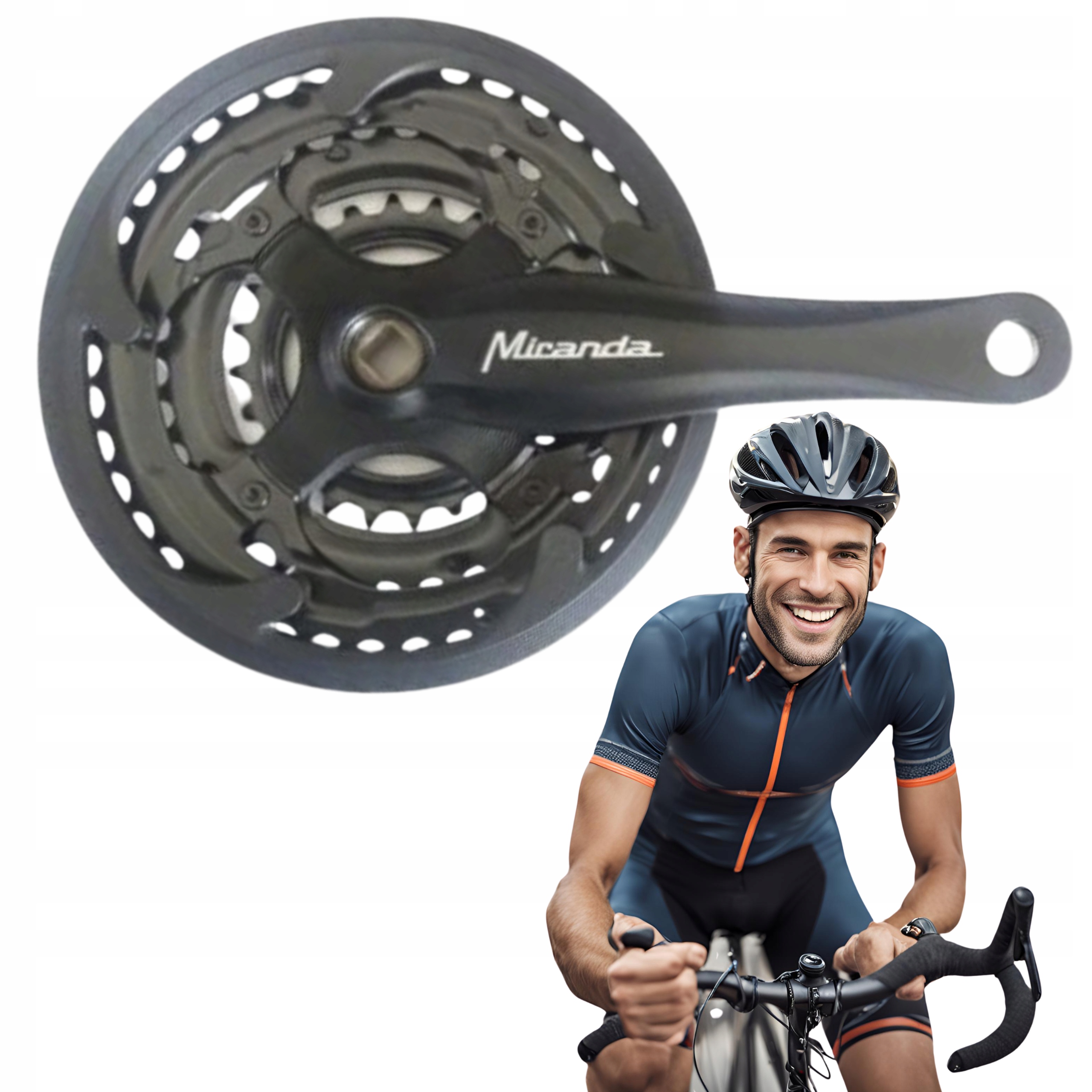 Korba Miranda Vuelta BETA3 42/34/24 170 mm Třířadý Mtb klikový mechanismus