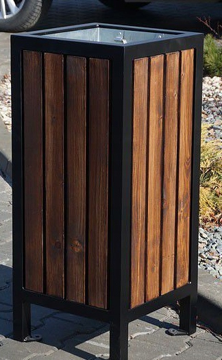 KOSZ na śmieci Ogrodowy Parkowy Miejski Onyx A Rodzaj kosz na śmieci