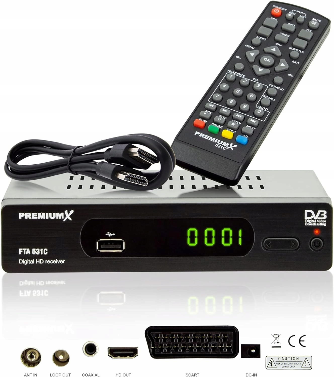 Tuner DVB-C PremiumX FTA 531C