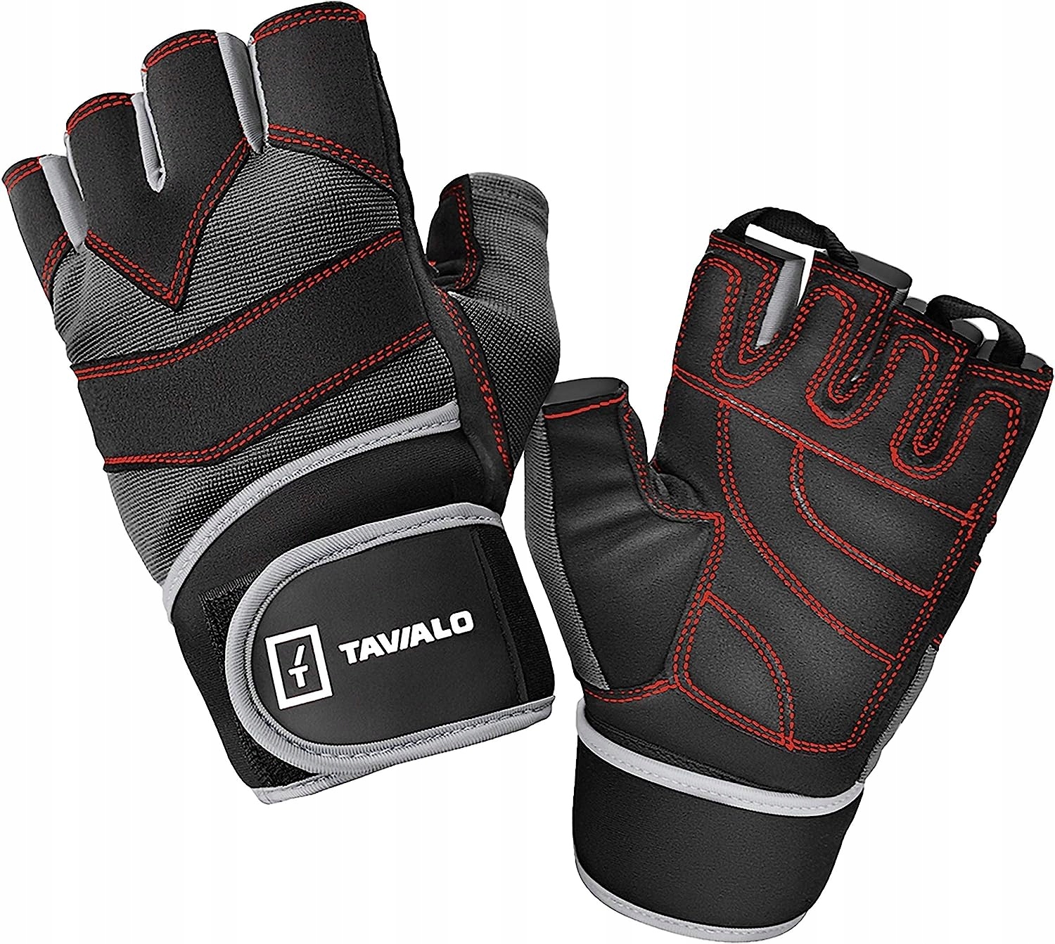 Rękawiczki Fitness Tavialo Męskie 19-22 CM L Szare