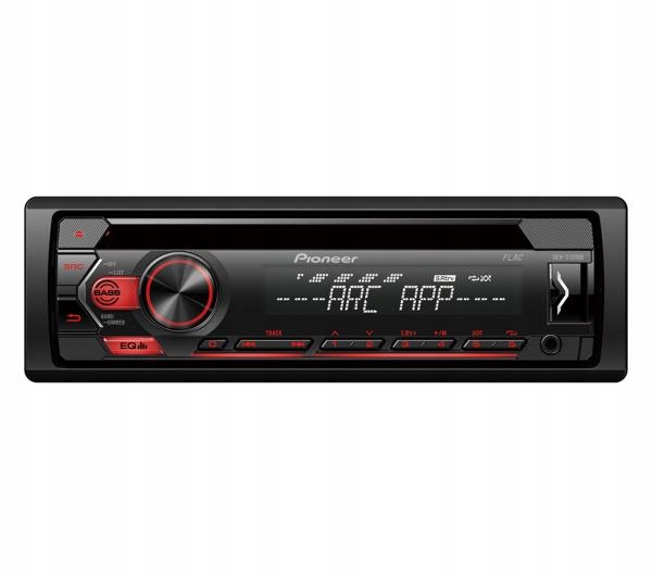 Pioneer DEH-S120UB Rádio Červené CD MP3 Usb