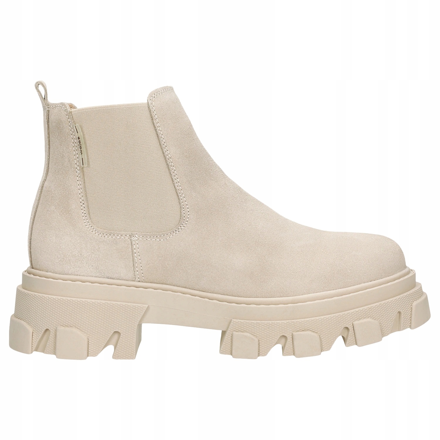 

Botki damskie beżowe wsuwane Wojas r. 36