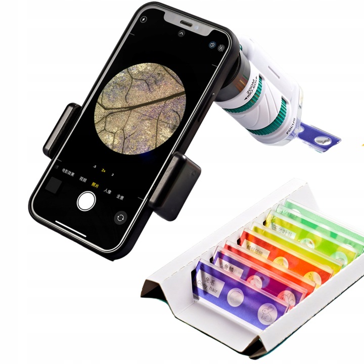 MIKROSKOP CYFROWY EDUKACYJNY NAUKOWY LUPA PRZYBLIŻENIE 60x 180x AKCESORIA Waga produktu z opakowaniem jednostkowym 2 kg