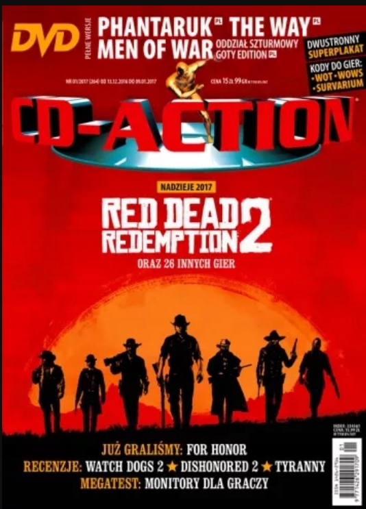 CD-Action 1 2017 Nowy DVD