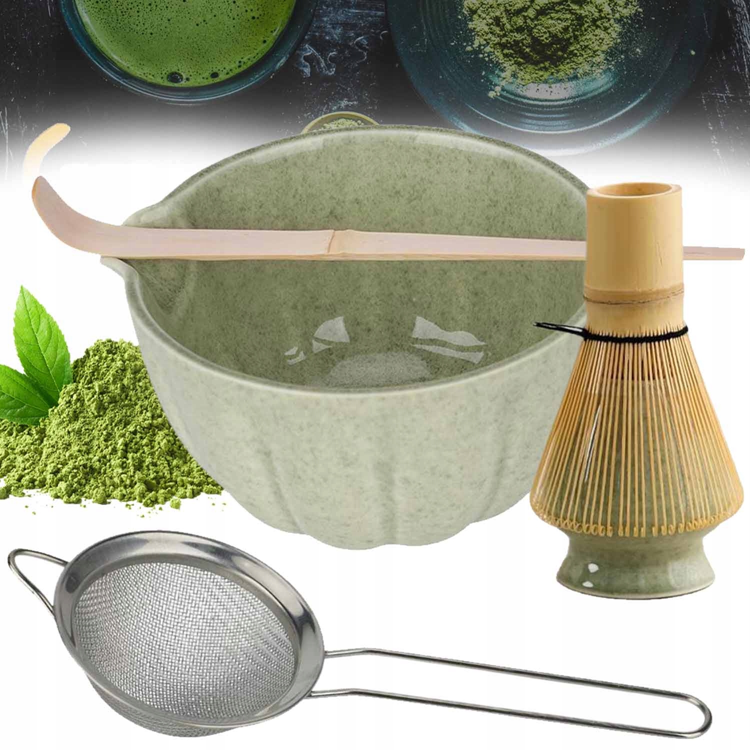 Sada Metla Chasen Štětec Na Čaj Matcha, 5DÍLNÁ Sada