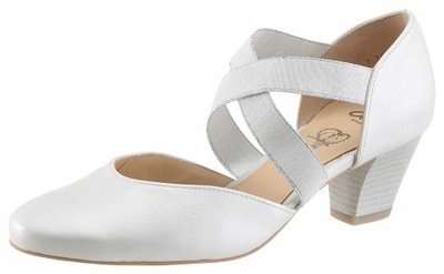 Ara Dámské Bílé Kožené Lodičky 39 Ž_c