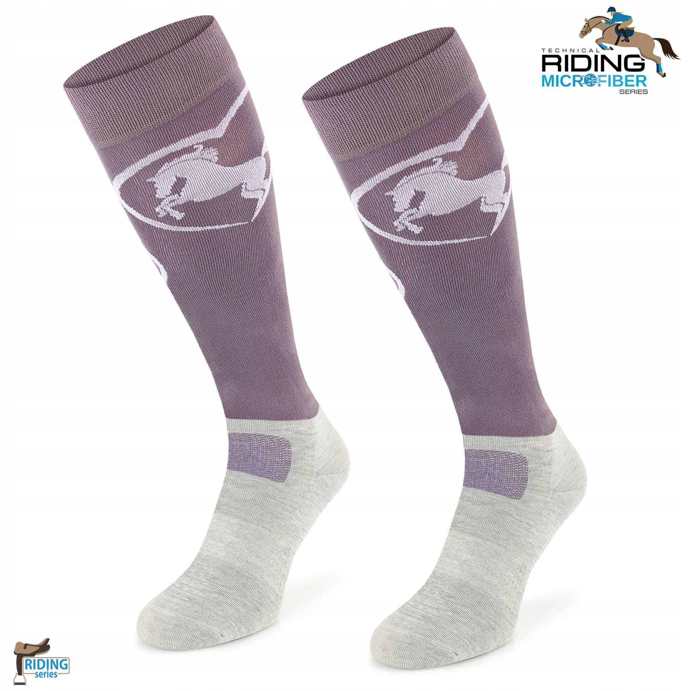 Przewiewne skarpetki letnie do jazdy konnej z mikrofibry COMODO roz. 35-38 Rozmiar 35-38