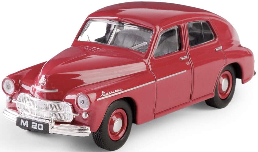 SAMOCHÓD WARSZAWA M-20 KOLEKCJA PRL MODEL METALOWY 1:43 BORDOWA Marka Daffi
