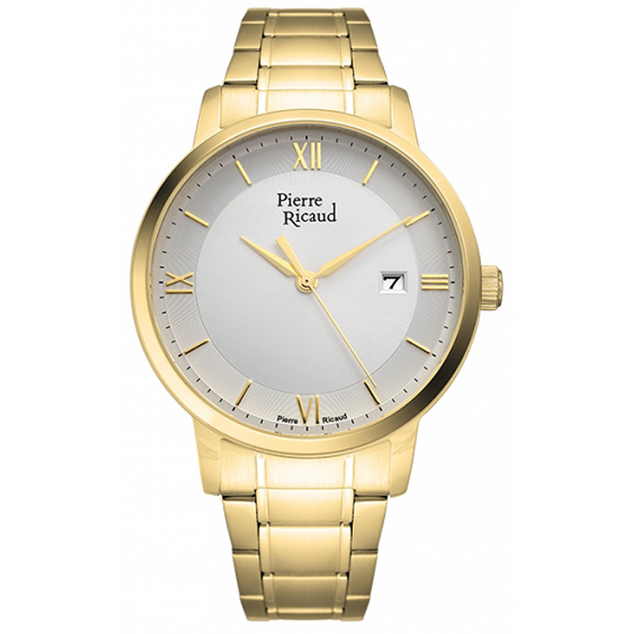 Pánské Hodinky Pierre Ricaud P97239.1167Q zlaté