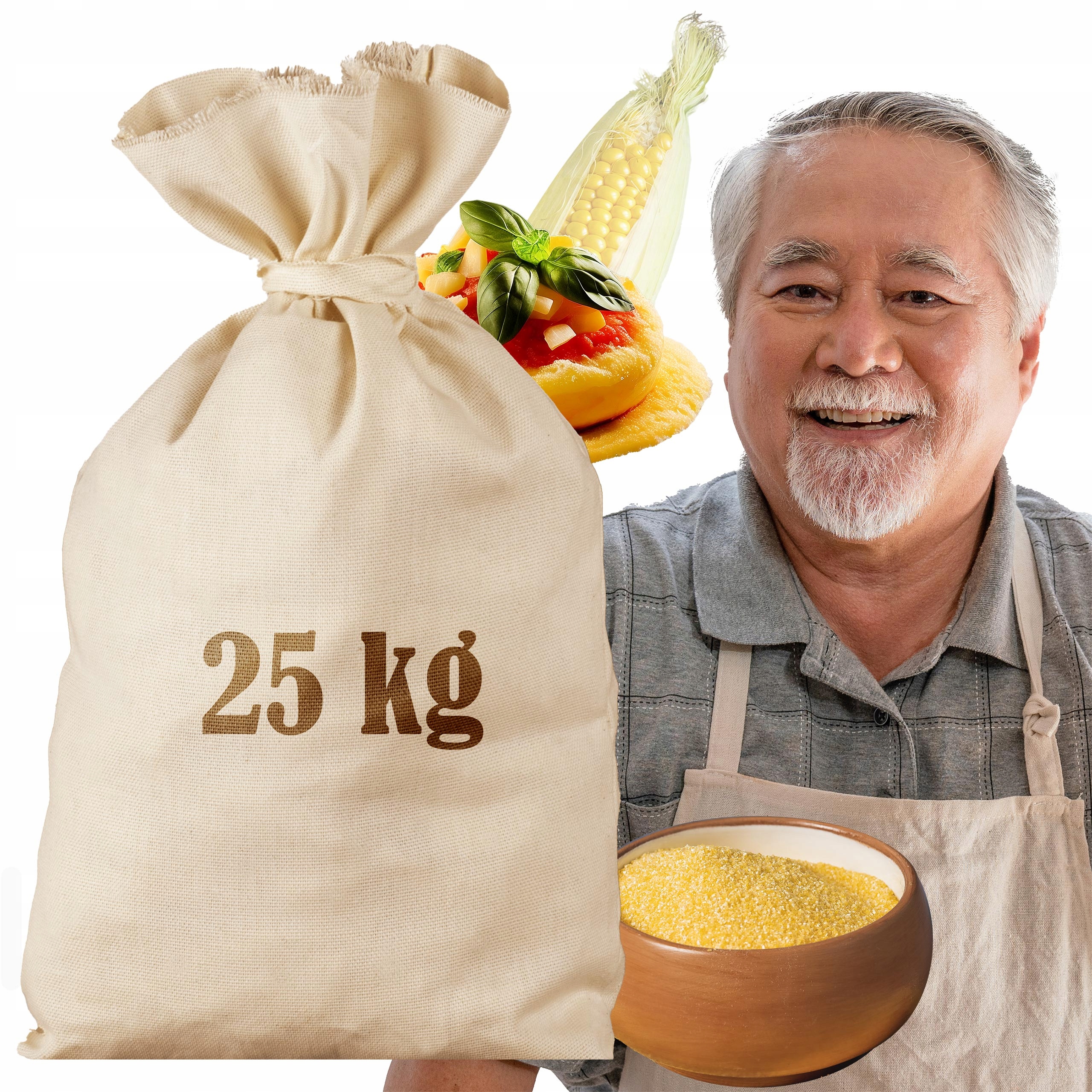 Levně Kukuřičná Krupice 25 Kg Sáček