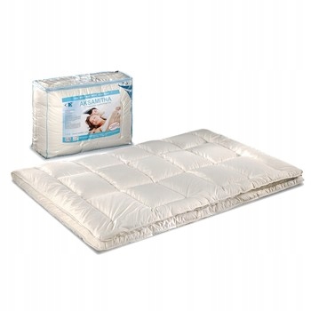 Antialergická zamatová prikrývka Duo 200x220 ekri Amw poľsko teplá