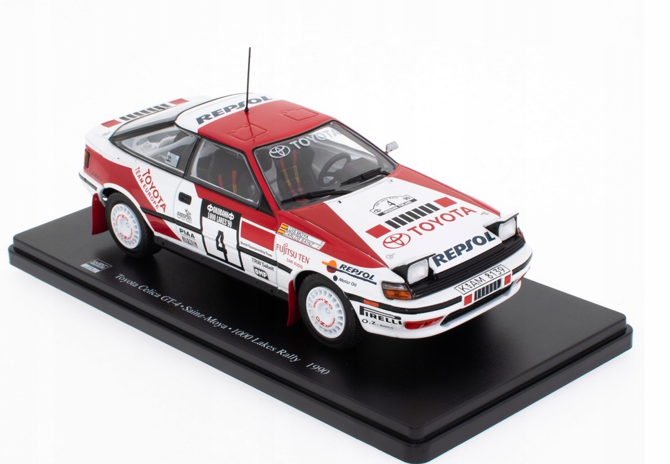 Toyota Celica GT-4 1000 Lakes Rally 1990 1:24 Ixo RQ508