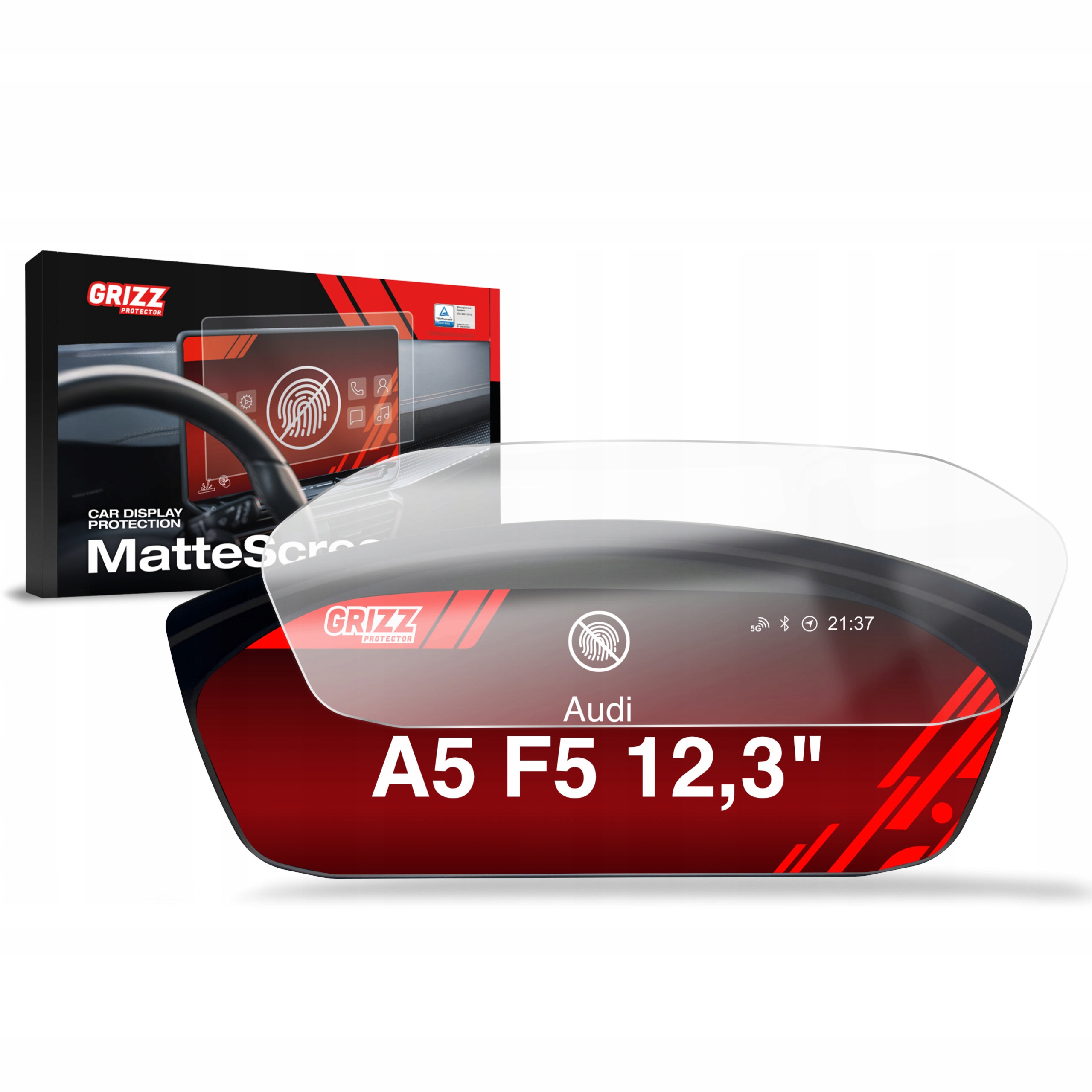 Folia Antyodciskowa do Audi A5 F5 Virtual Cockpit Plus 12,3" (2020-2024)