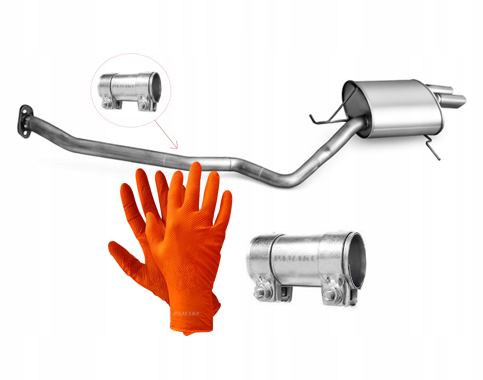 Bmw X5 E53 4.4i V8 213kW (03/2000-08/2003) Tlumič Pravý