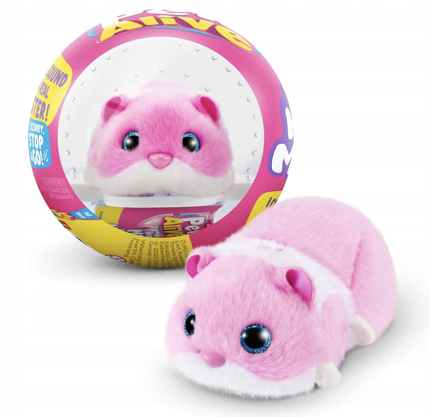 Levně Pets Alive Hamster Mania Křeček Interaktivní Mazlíček Zvuky Dárek