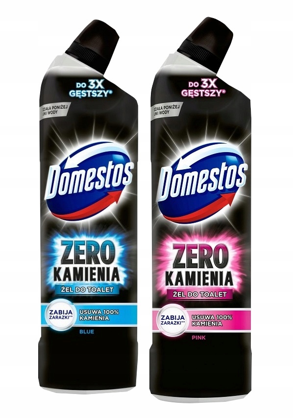 

Domestos Zero Kamienia Żel płyn Wc 750ml Blue Pink