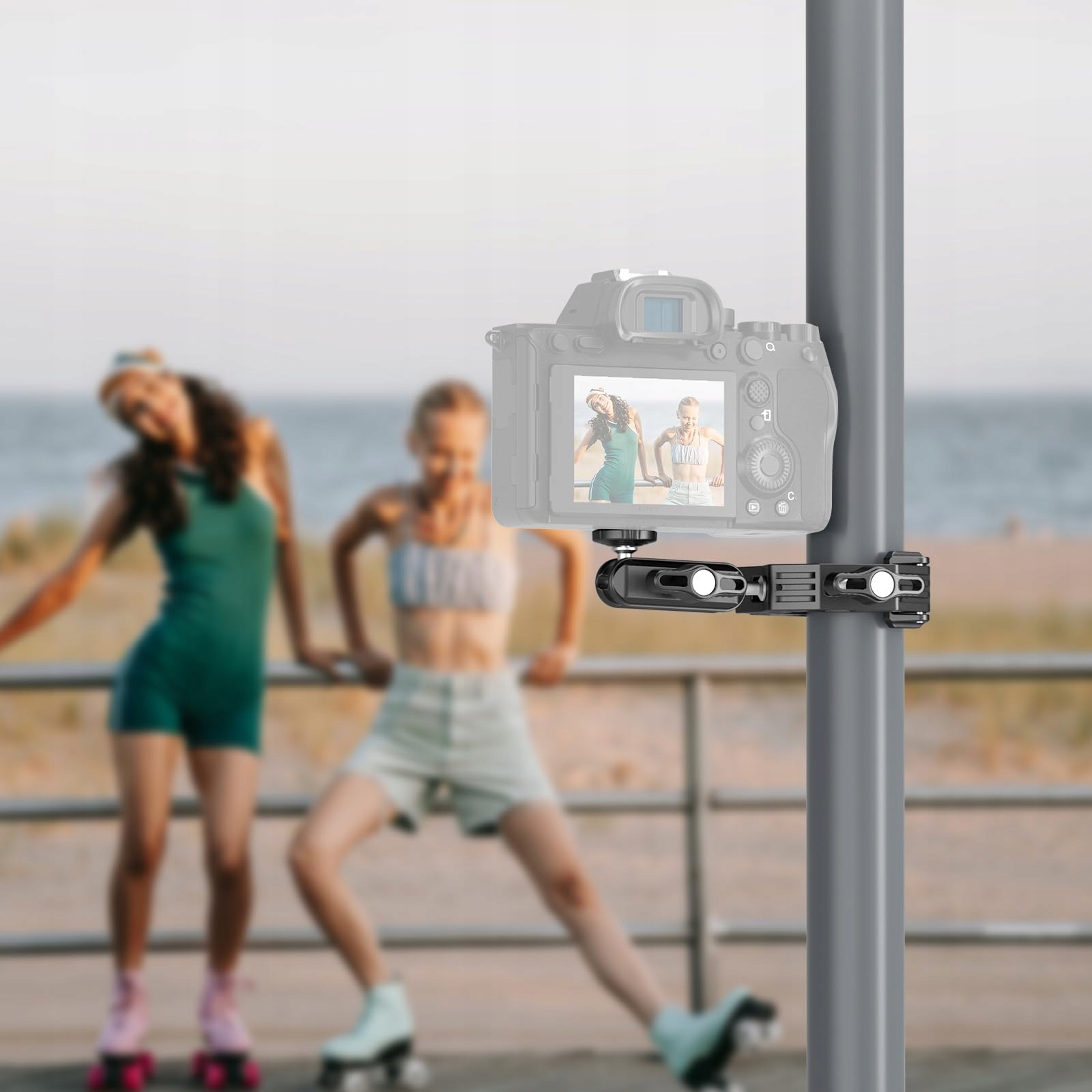 NEEWER Super Clamp Uchwyt z Magicznym Ramieniem do Kamery i Telefonu — miniatura 2