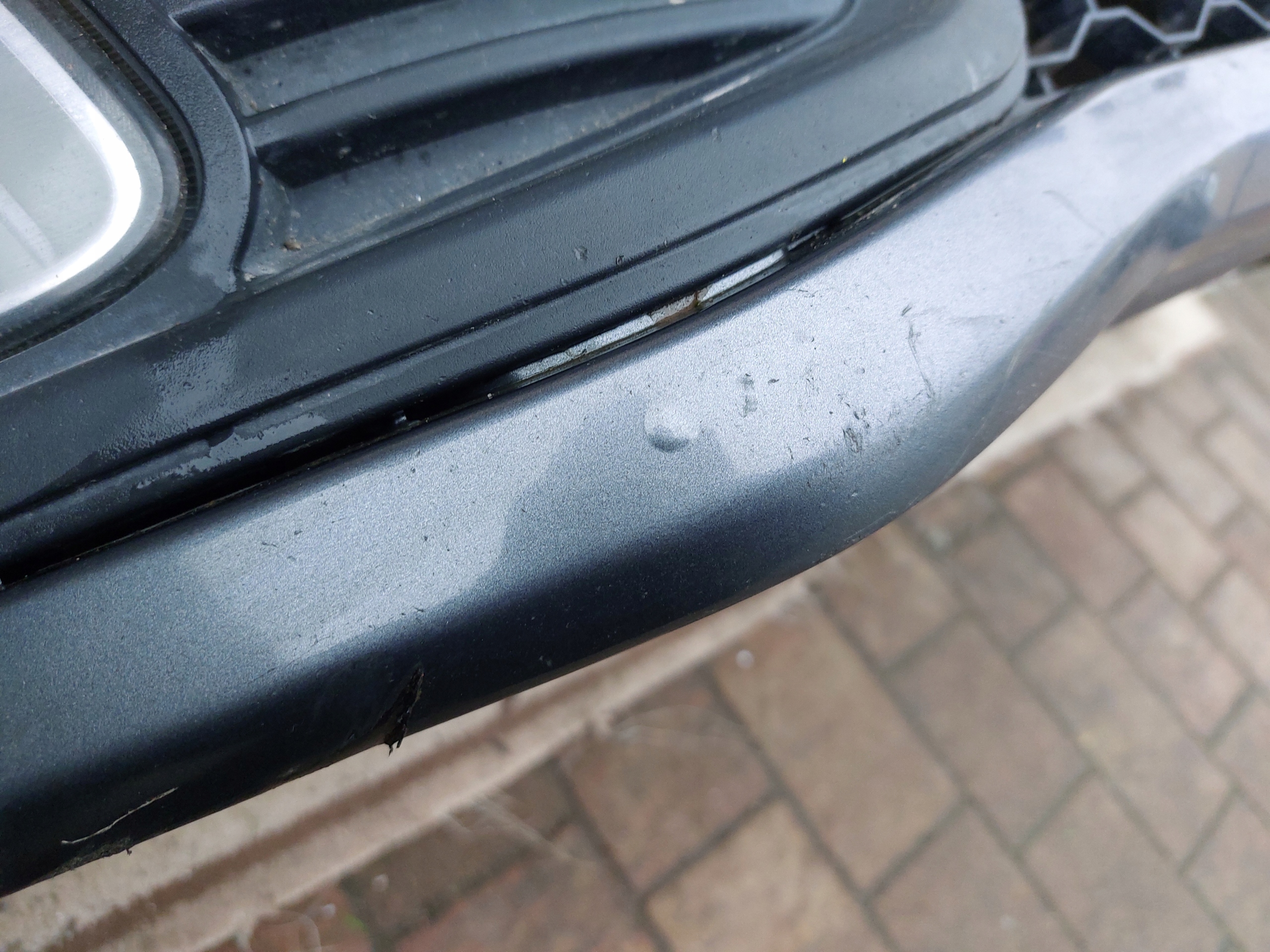 bumper front MG 6 grey PDC 13r