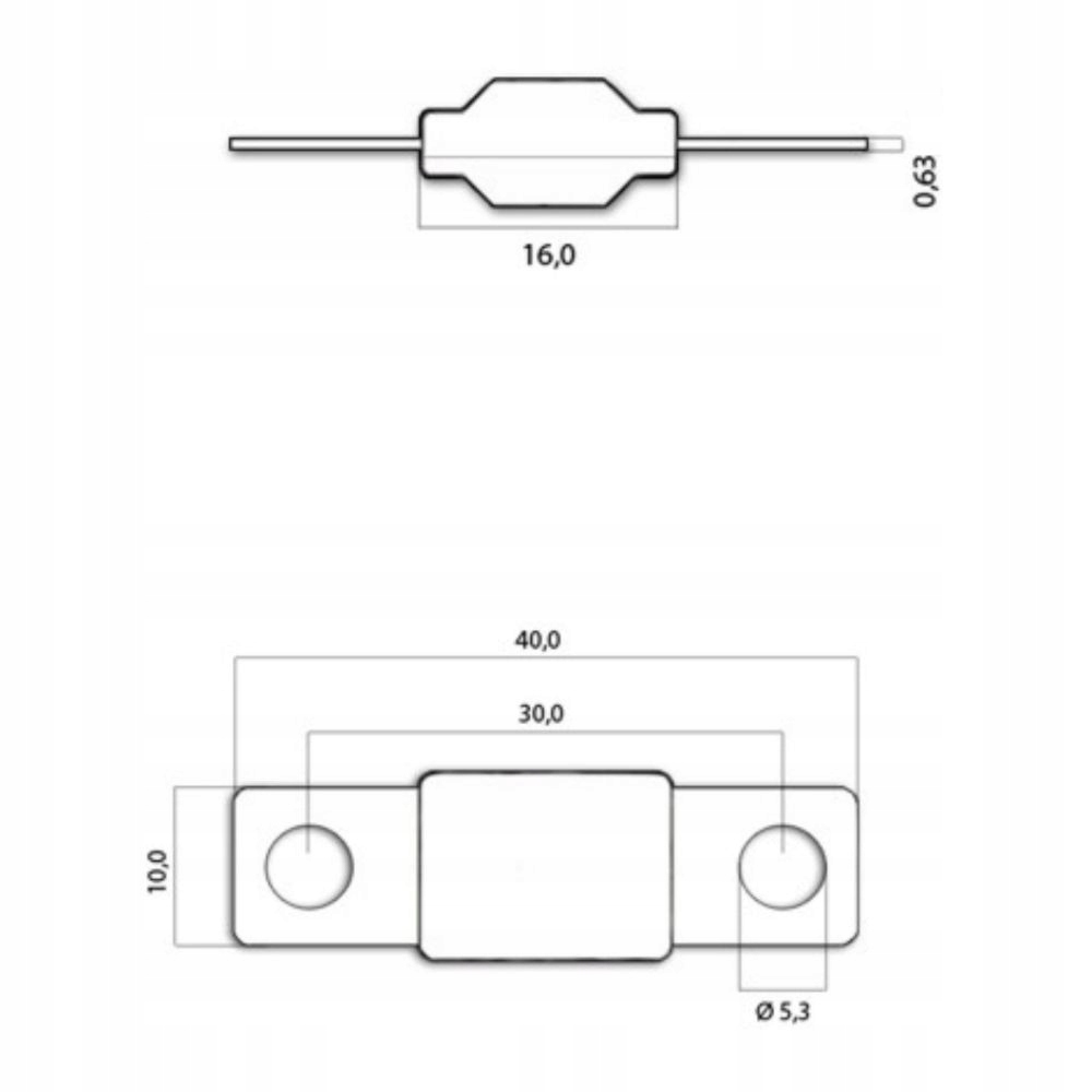 Bezpiecznik MidiVal 100A Marka e-connectors