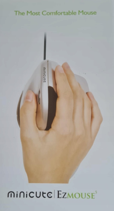 Minicute EZmouse5 ergonomická kabelová myš s vertikálním Usb a Dpi