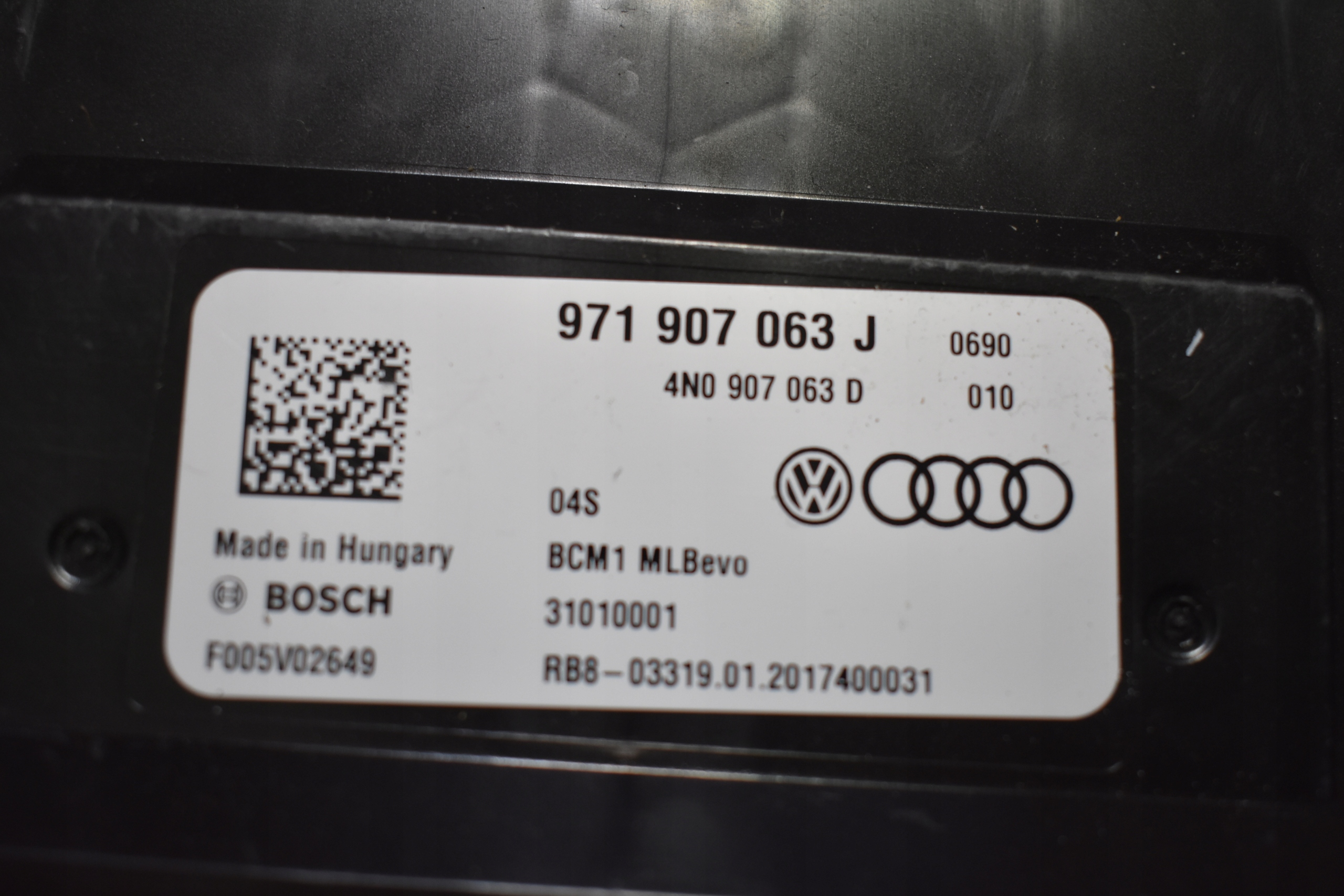 IDEALNY modulo BCM PORSCHE PANAMERA 971 AUDI 1 9