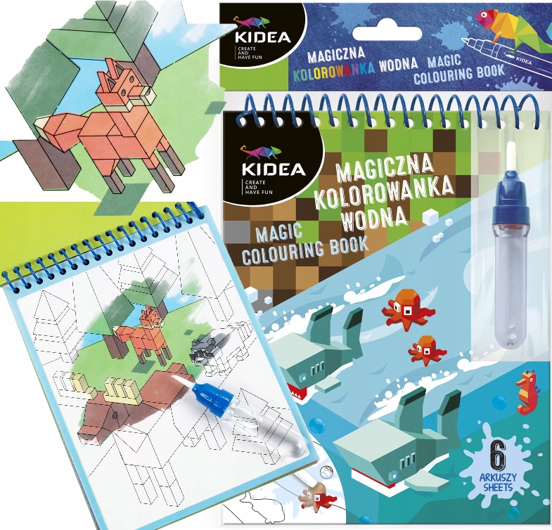 

Magiczna kolorowanka wodna J Kidea Game