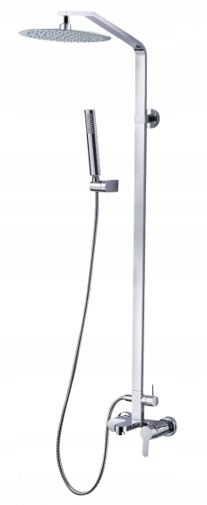 Vaňová Batéria S Nástenným Sprchovým Stĺpom