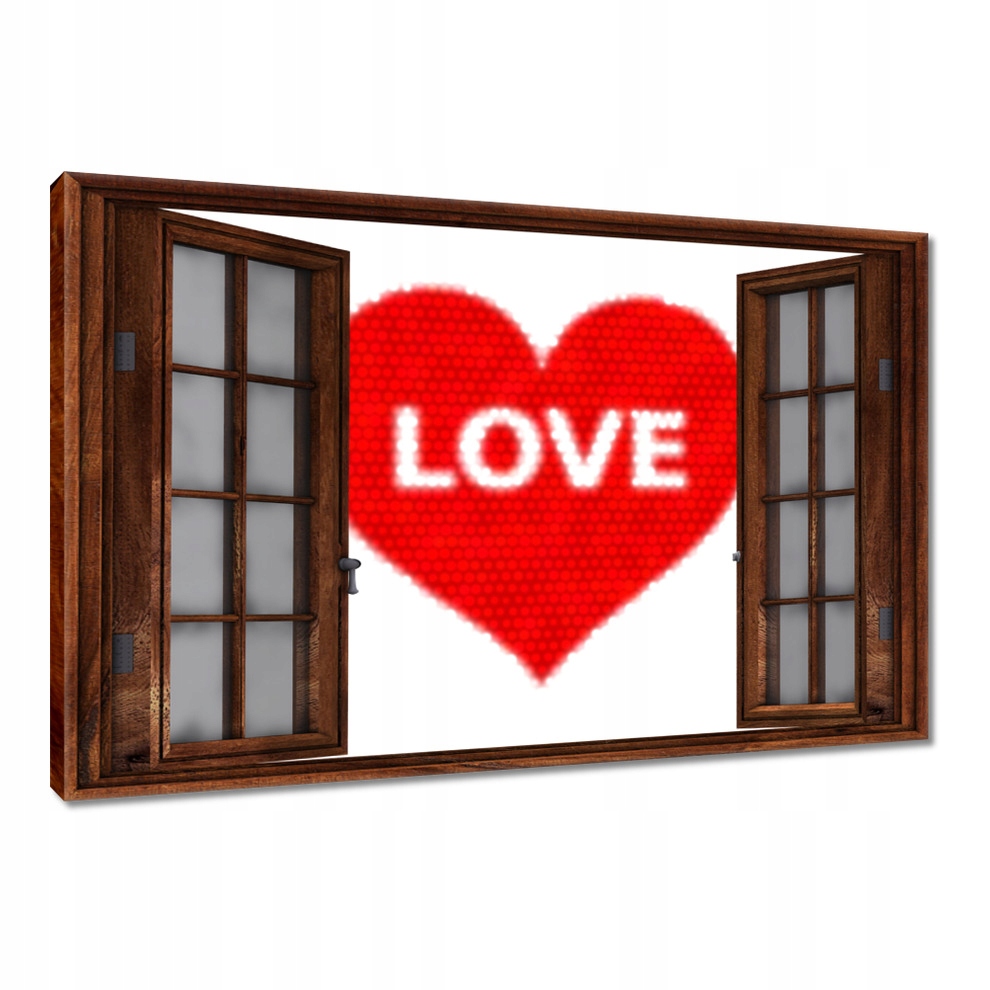 

Obrazy 120x80 Serce Love