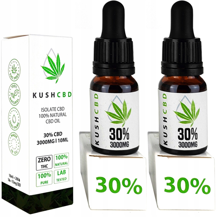 

Olejek konopny Cbd Pure 30% 6000mg |2x 10ml